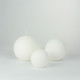 Trio boules 80/100/120 Blanc