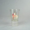 Godet protège flamme avec motif 