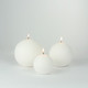 Trio boules 80/100/120 Blanc