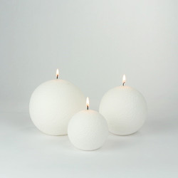 Trio boules 80/100/120 Blanc