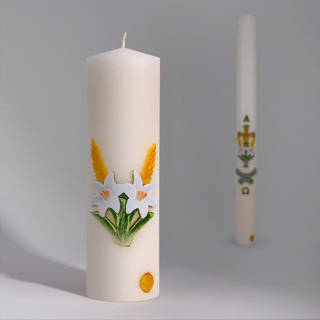 Cierge pour l'autel assorti DP4