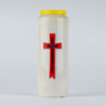 Crt de veilleuses 9 jours assorties DP1 "Croix simple"