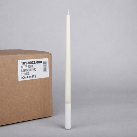 Carton 400 cierges d'offrande 25gr